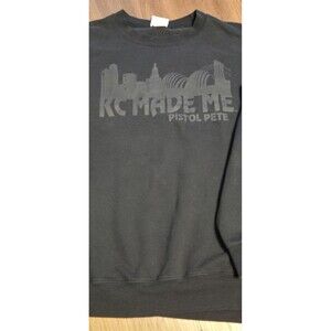 CHAMPION KC MADE ME PISTOL PETE BLACK SWEATSHIRT 2XL